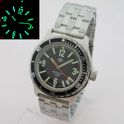 Vostok Amphibia 100660 black - C3