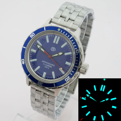 Vostok Amphibia 420916 blue BG9W